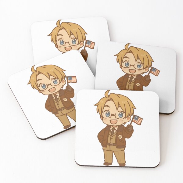 Item preview, Chibi America (Hetalia) Sticker designed and sold by HiddenMirth.