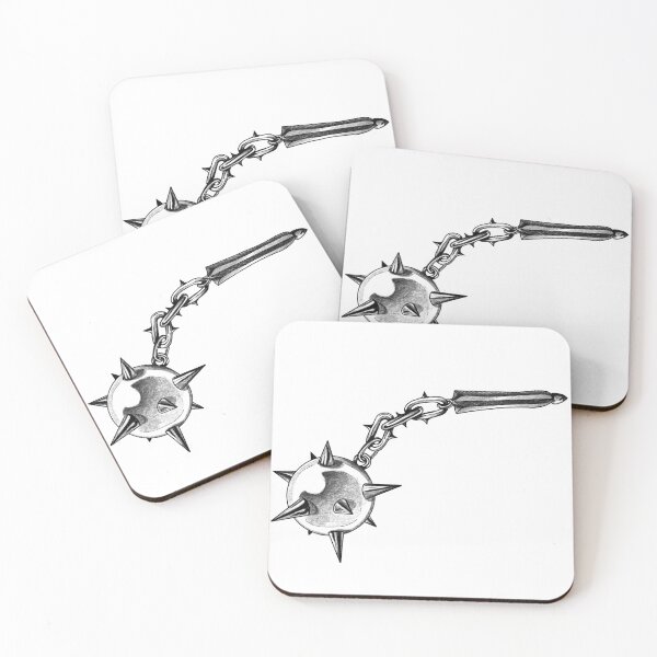 Item preview, Spiked Flail on barbed chain designed and sold by OGPixiePirate.