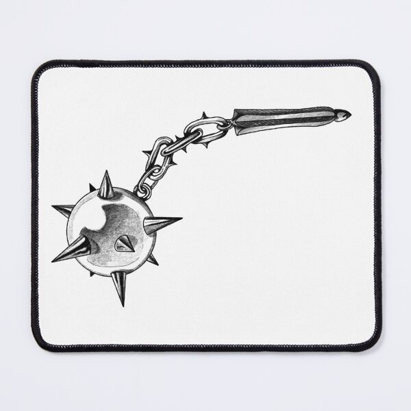 Item preview, Spiked Flail on barbed chain designed and sold by OGPixiePirate.