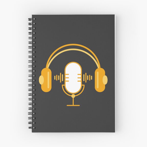 Item preview, Podcast Vibes - Yellow Dark Mode1 designed and sold by Rainbowtree8.