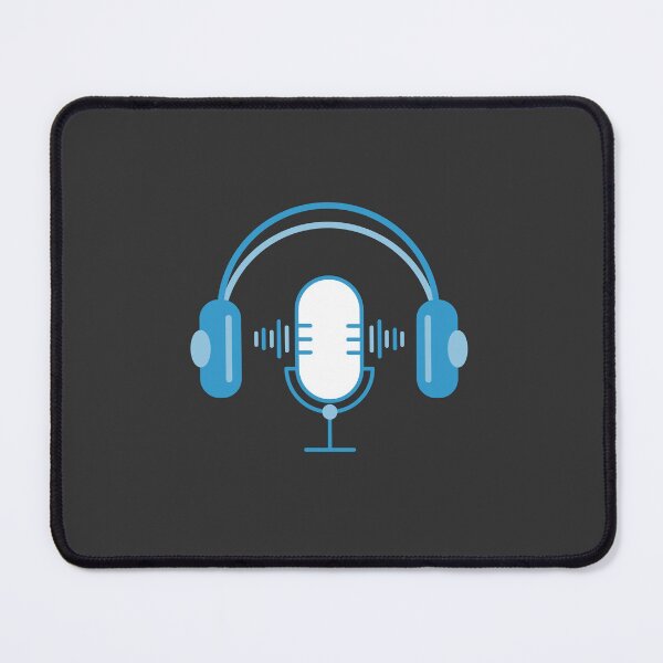 Item preview, Podcast Vibes - Blue Dark Mode1 designed and sold by Rainbowtree8.