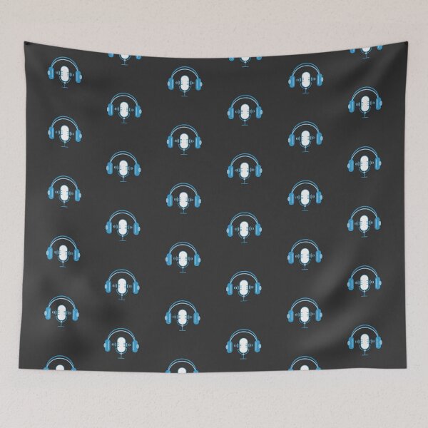 Item preview, Podcast Vibes - Blue Dark Mode1 designed and sold by Rainbowtree8.