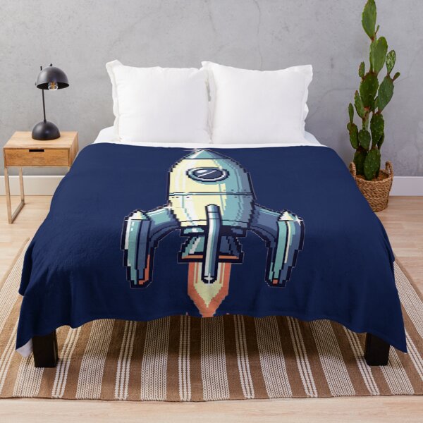 Item preview, Pixel Art Rocket Ship, Retro Spacecraft, Cute Sci-Fi Pixel Design, Vintage Arcade Rocket, 8-Bit Space Art, Futuristic Pixel Spaceship, Space Adventure Aesthetic, Pixel Style Illustration designed and sold by Motifai.