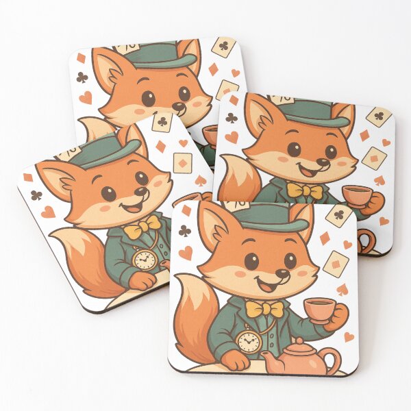 Item preview, Mad Hatter Fox – Magic, Tea and Madness designed and sold by Doostod.