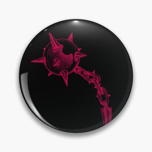 Item preview, Pink variant, medieval Flail on spiked chain designed and sold by OGPixiePirate.