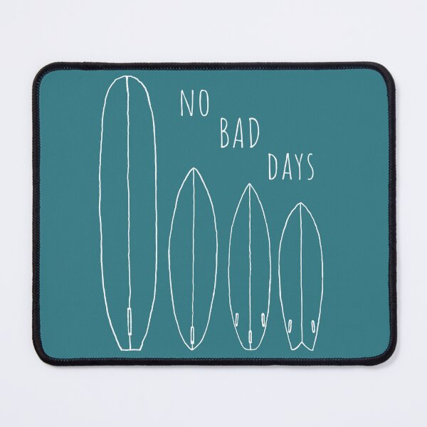 Item preview, No Bad Days Surfboard Quiver (white) designed and sold by Ocean Wizard.