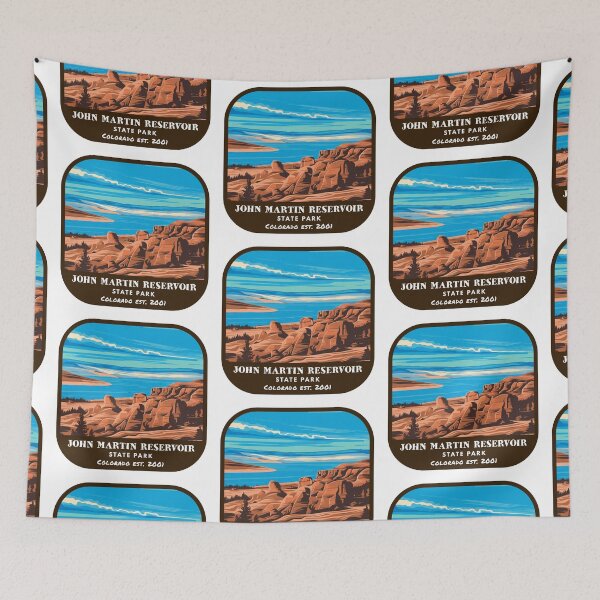 Item preview, Vintage John Martin Reservoir State Park (Colorado State Park) designed and sold by RabbitK.