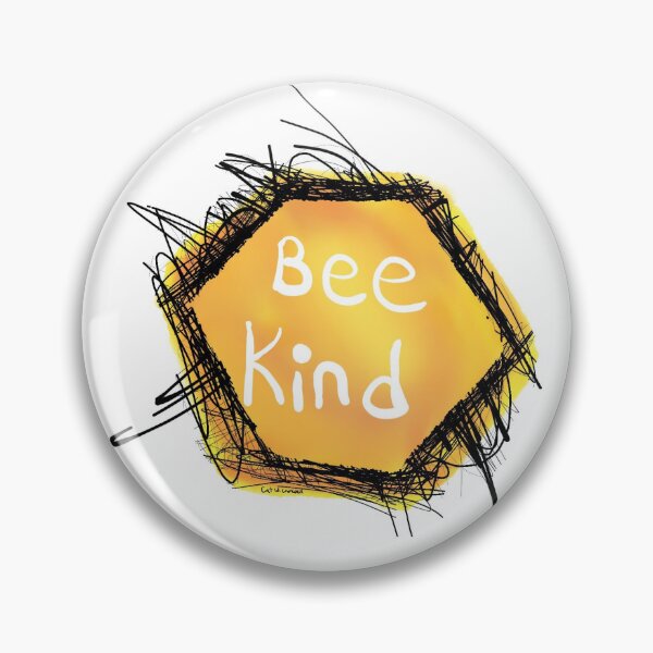Item preview, bee kind hexagon graphic designed and sold by SNL27PANDA.