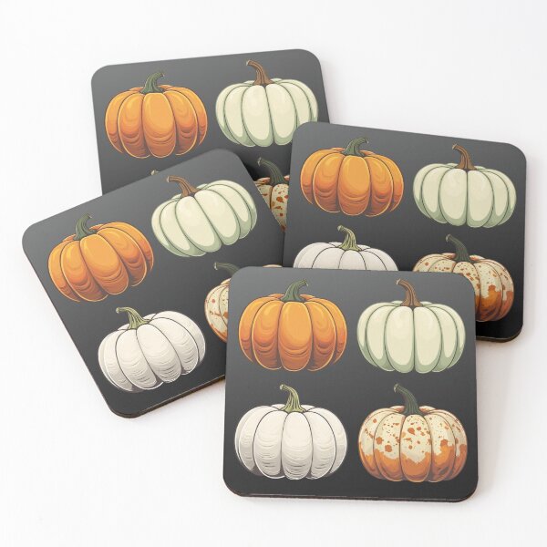 Item preview, Unique Fall Pumpkins 4x4 designed and sold by Uniquely Yours.