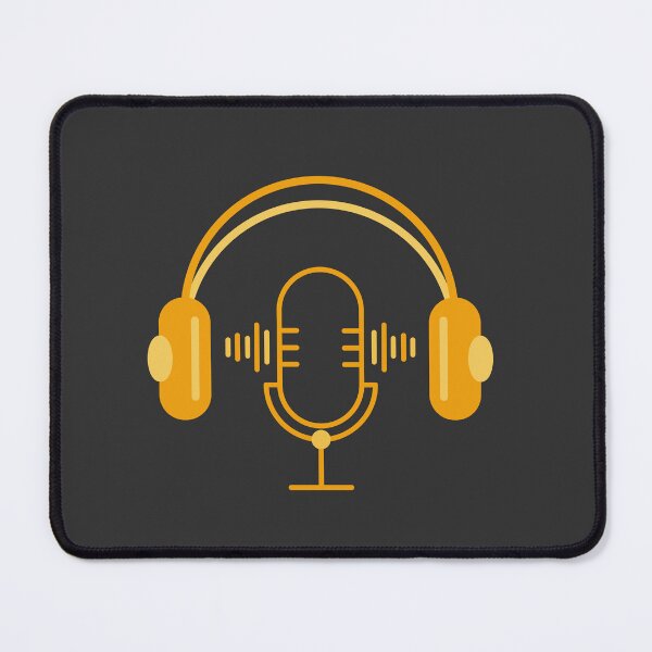 Item preview, Podcast Vibes Yellow - Dark Mode2 designed and sold by Rainbowtree8.