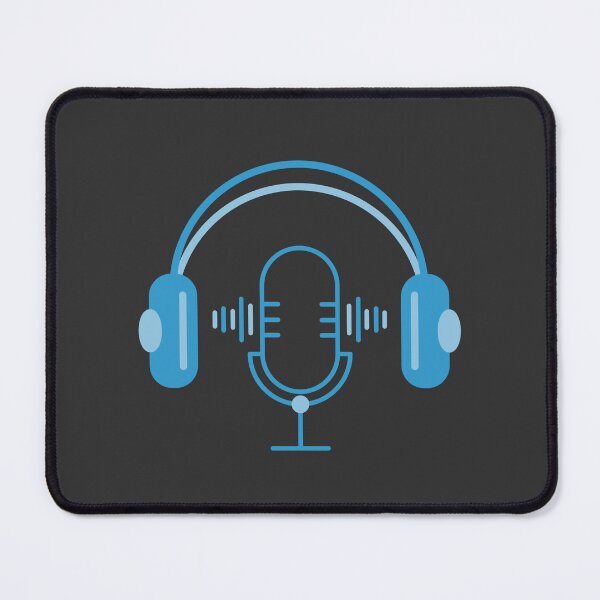 Item preview, Podcast Vibes Blue - Dark Mode2 designed and sold by Rainbowtree8.