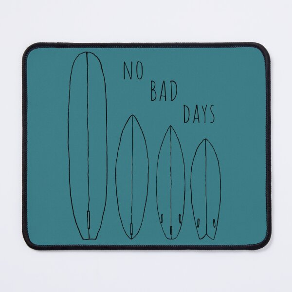 Item preview, No Bad Days Surfboard Quiver (black) designed and sold by Ocean Wizard.