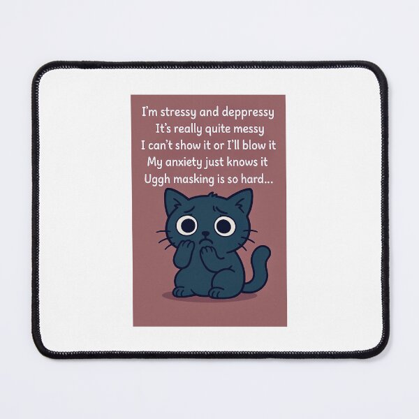 Item preview, Anxious Kitty designed and sold by FariiShop.