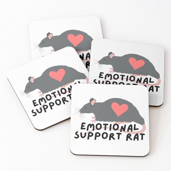 Item preview, Emotional Support Rat designed and sold by Guindazola.