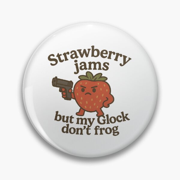 Item preview, Strawberry Jams But My Glock Don’t Frog designed and sold by Bluntdivas.