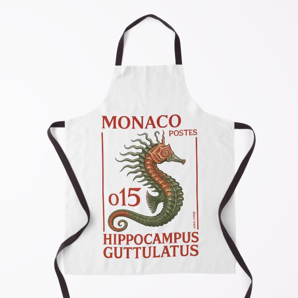 Item preview, 1960 Monaco Seahorse Postage Stamp designed and sold by retrographics.