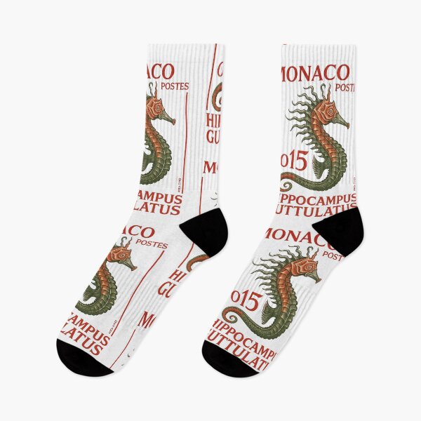 Item preview, 1960 Monaco Seahorse Postage Stamp designed and sold by retrographics.
