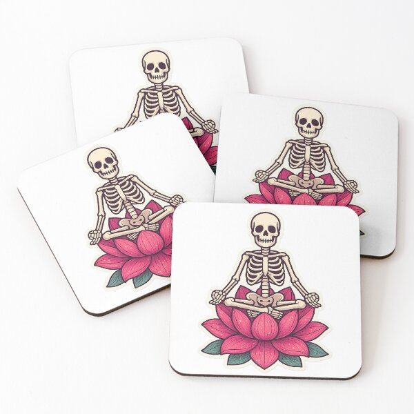 Item preview, Skeleton Meditation  designed and sold by Bluntdivas.