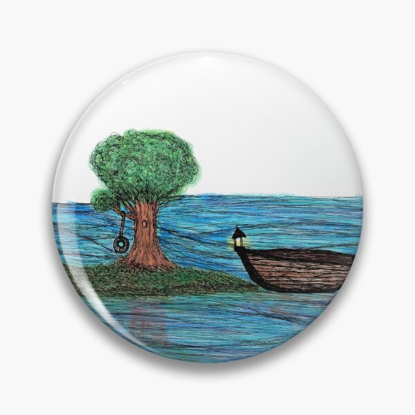 Item preview, Boat amidst the ocean designed and sold by SNL27PANDA.