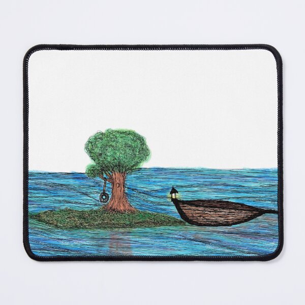 Item preview, Boat amidst the ocean designed and sold by SNL27PANDA.