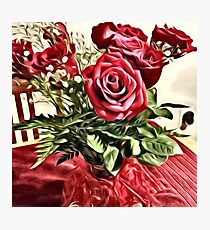 Valentine Rose Art Photographic Print