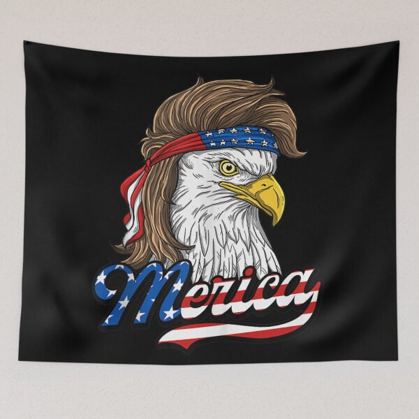 Item preview, Merica Eagle Mullet Funny USA Patriotic Tank Top designed and sold by JolinChinn.