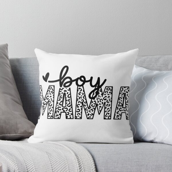 Item preview, Boy Mama Leopard Print Text with Heart and Script Accent designed and sold by haitrieuic96.