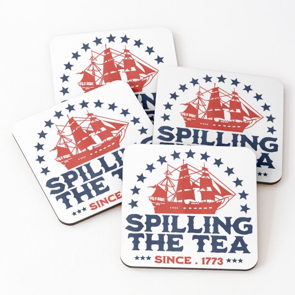 Item preview, Spilling The Tea Since 1773 Funny American History Tank Top designed and sold by DorikoKazan.