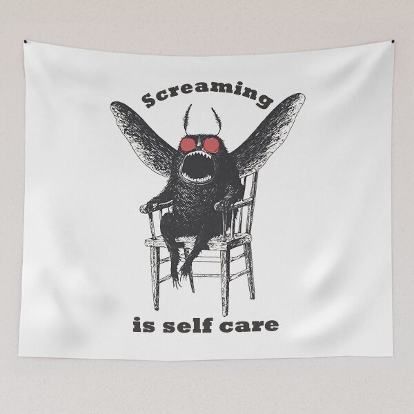 Item preview, Mothman Screaming designed and sold by Gala-Zae.