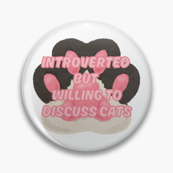 Item preview, Introverted but Willing to Discuss Cats designed and sold by H.I.S Store.