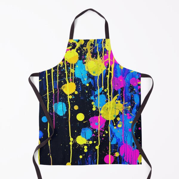 Item preview, Colorful Neon Hues Paint Splatter Abstract Splashes designed and sold by DEC02.