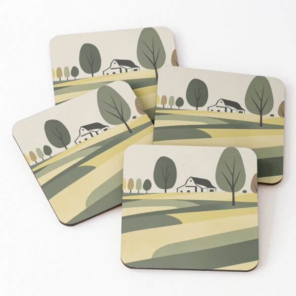 Item preview, Modern Minimal Farmhouse Landscape designed and sold by Uniquely Yours.