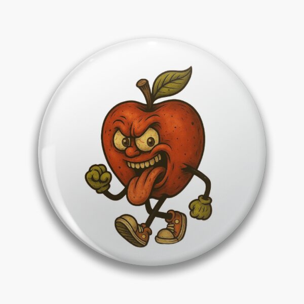 Item preview, Cartoon Apple designed and sold by FLATVAC STICKER.