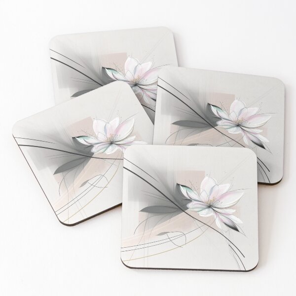 Item preview, Minimalist Abstract Line Art Flower Design designed and sold by PaintbrushPlace.
