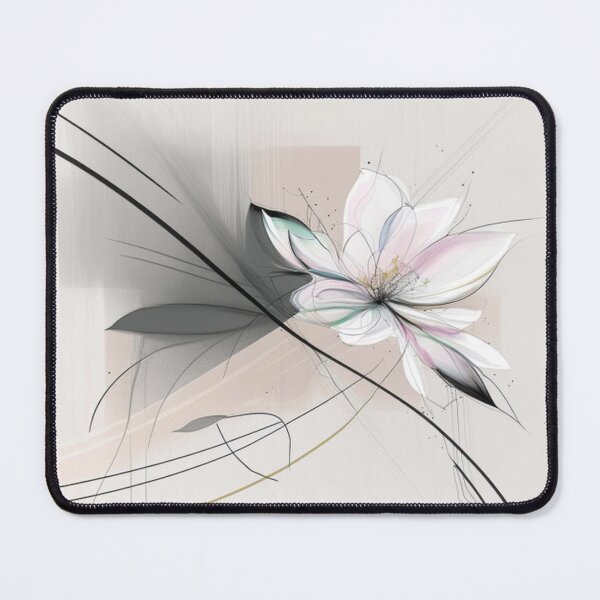 Item preview, Minimalist Abstract Line Art Flower Design designed and sold by PaintbrushPlace.
