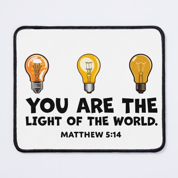 Item preview, You Are The Light Of The World - Matthew 5:14 | Bible verse | Inspirational designed and sold by JirehKollezion.
