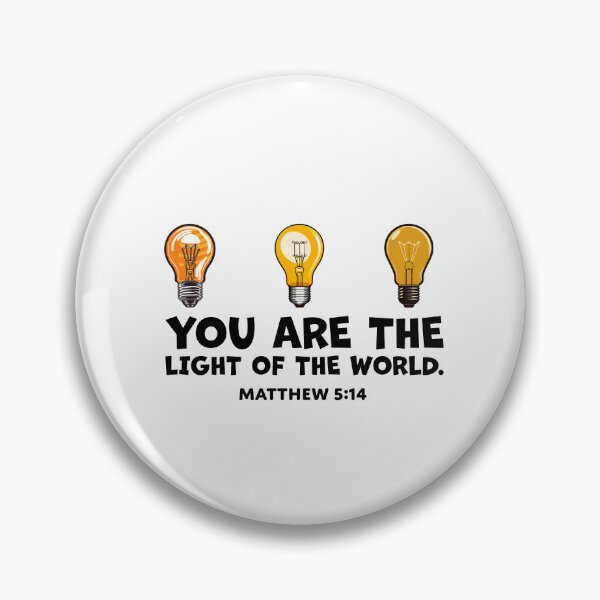 Item preview, You Are The Light Of The World - Matthew 5:14 | Bible verse | Inspirational designed and sold by JirehKollezion.