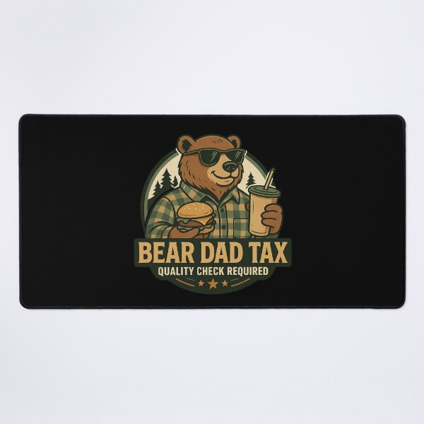 Item preview, Funny Bear Dad Tax Vintage Forest Design designed and sold by JerdbordinShop.