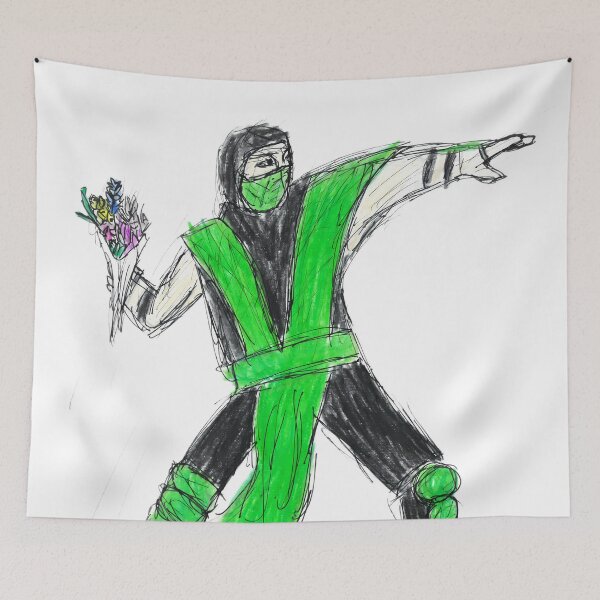 Item preview, Reptile as "Flower Thrower" designed and sold by ArtfulThingies.