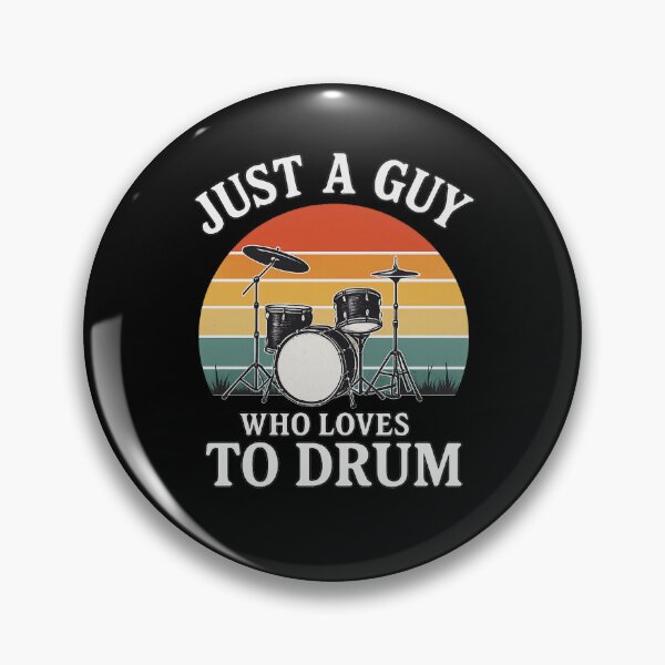 Item preview, just a guy who loves to drum drummer gift designed and sold by musicianteez.