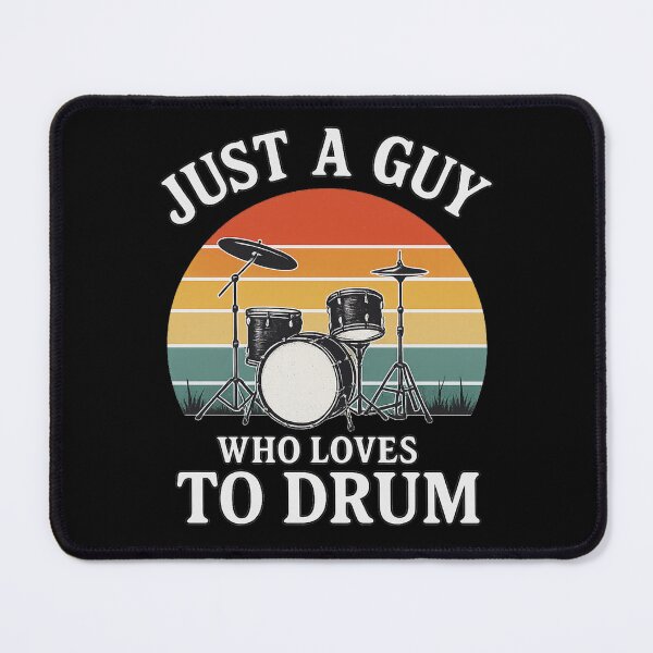 Item preview, just a guy who loves to drum drummer gift designed and sold by musicianteez.