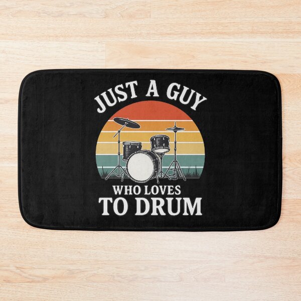 Item preview, just a guy who loves to drum drummer gift designed and sold by musicianteez.