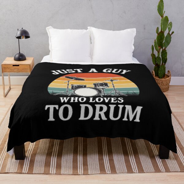 Item preview, just a guy who loves to drum drummer gift designed and sold by musicianteez.