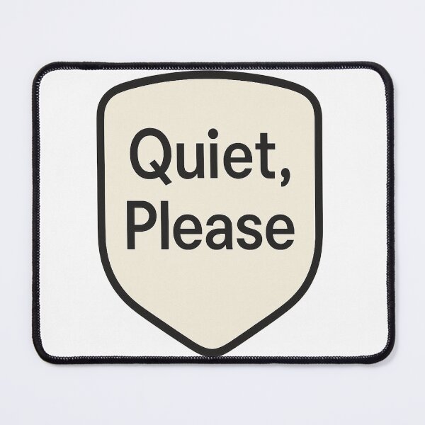 Item preview, Quiet Please Introvert Badge designed and sold by TONSNAP.