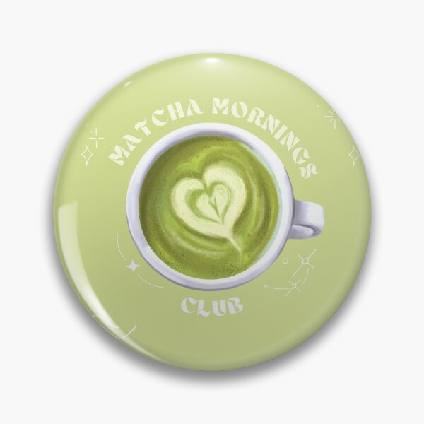 Item preview, Matcha Mornings Club – Aesthetic Matcha Latte Design designed and sold by aFewDesigns.