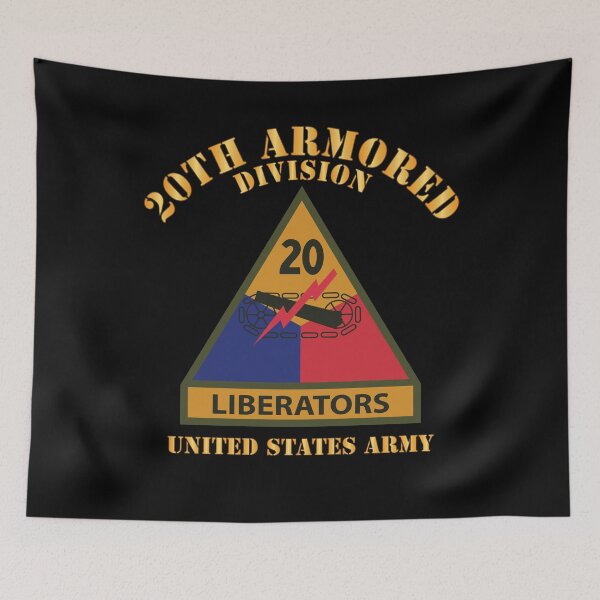 Item preview, Army - SSI - 20th Armored Division w Name Tape - Liberators - US Army designed and sold by Military Insignia Products.
