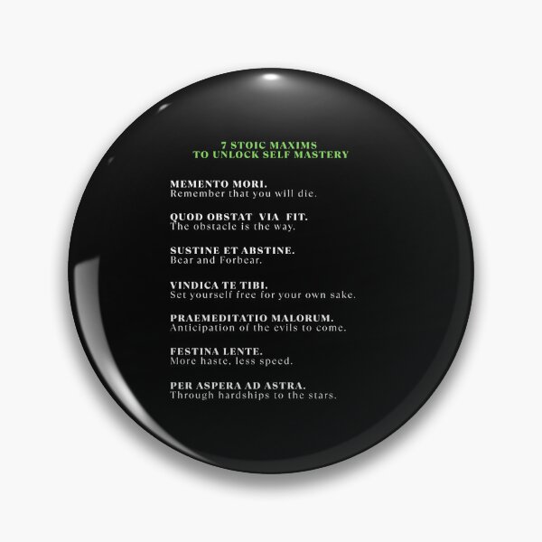 Item preview, 7 Stoic Maxims to Unlock Self Mastery | Stoicism Principles designed and sold by LexaArtworks.