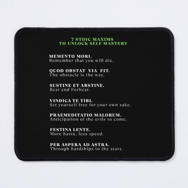Item preview, 7 Stoic Maxims to Unlock Self Mastery | Stoicism Principles designed and sold by LexaArtworks.