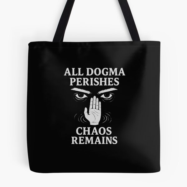 Item preview, All Dogma Perishes – Chaos Remains (Anarchy Symbol Shirt) - Chaos Magick Sigilwear designed and sold by Ataraxia  Apparel.
