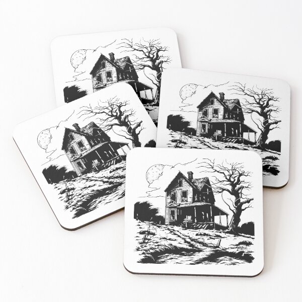 Item preview, Haunted Mansion Old Gothic Abandoned House Spooky Eerie designed and sold by inkoutninja.